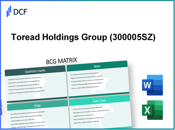 Toread Holdings Group Co., Ltd. (300005.SZ): BCG Matrix