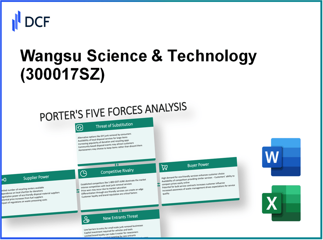 Wangsu Science & Technology (300017.SZ): Porter's 5 Forces Analysis