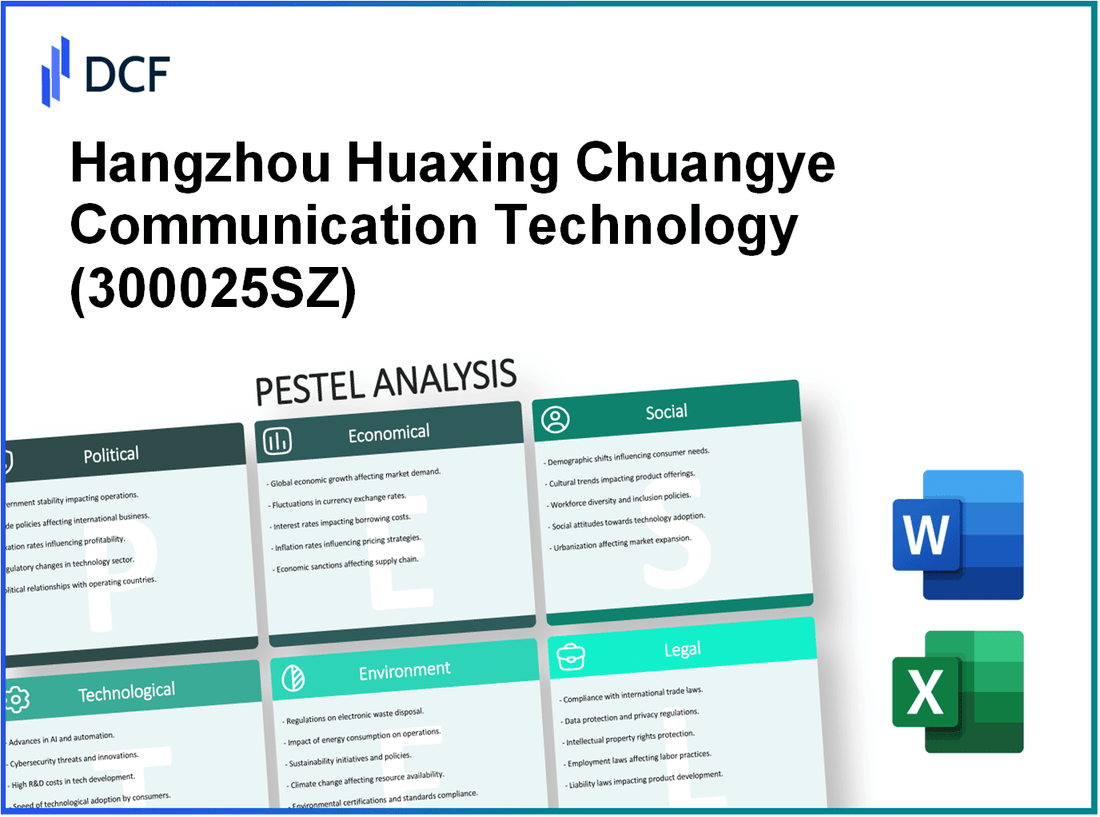 Hangzhou Huaxing Chuangye Communication Technology Co., Ltd. (300025.SZ): PESTEL Analysis