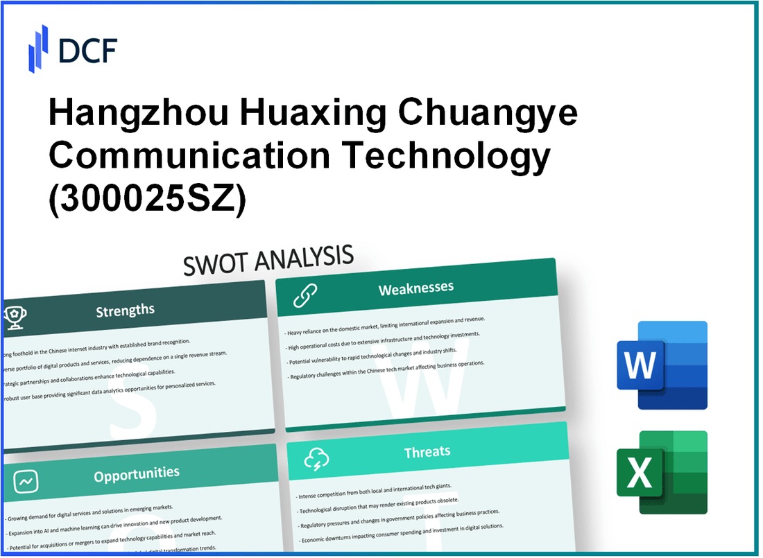 Hangzhou Huaxing Chuangye Communication Technology Co., Ltd. (300025.SZ): SWOT Analysis