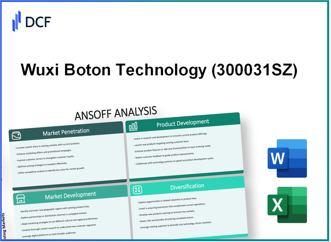 Wuxi Boton Technology Co., Ltd. (300031.SZ): Ansoff Matrix