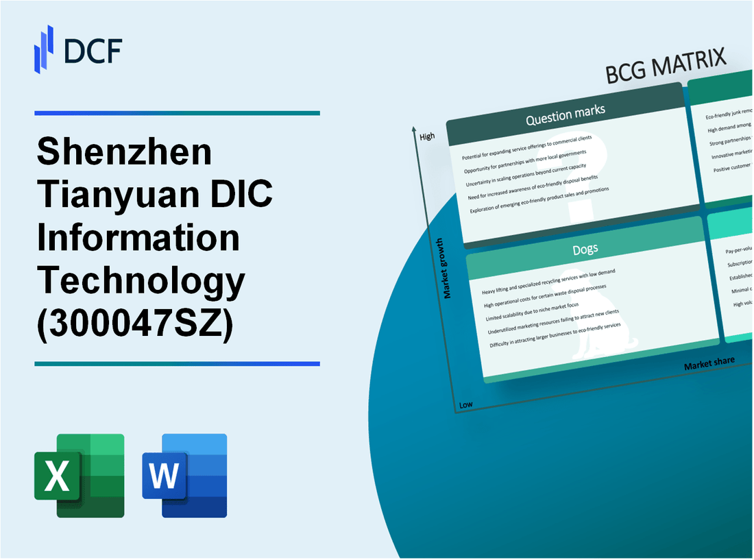 Shenzhen Tianyuan DIC Information Technology Co., Ltd. (300047.SZ): BCG Matrix