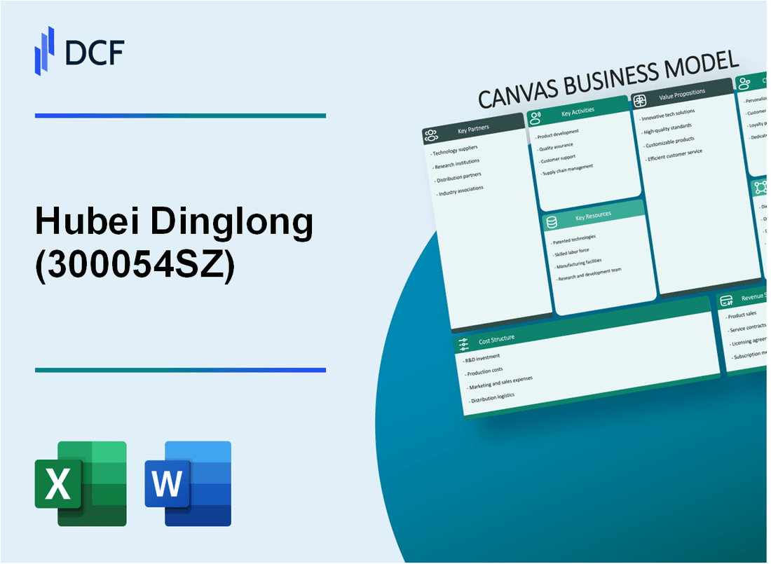 Hubei Dinglong CO.,Ltd. (300054.SZ): Canvas Business Model