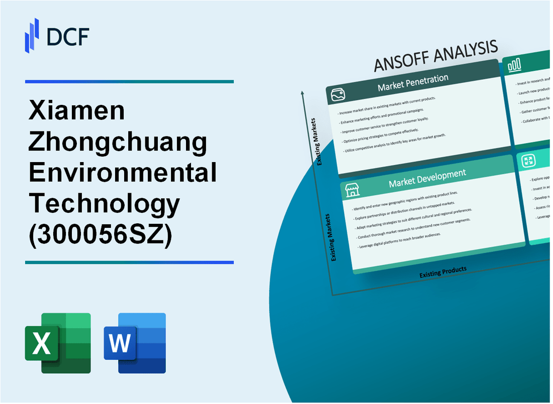 Xiamen Zhongchuang Environmental Technology Co., Ltd (300056.SZ): Ansoff Matrix