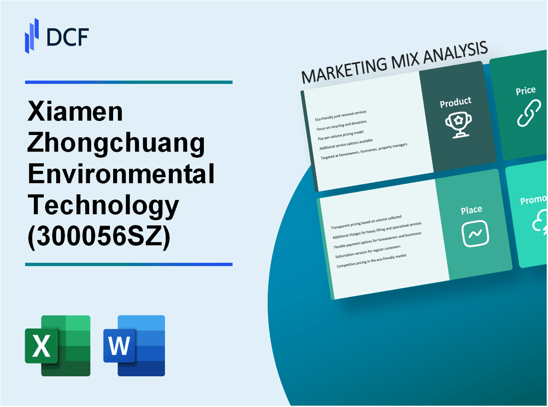 Xiamen Zhongchuang Environmental Technology Co., Ltd (300056.SZ): Marketing Mix Analysis