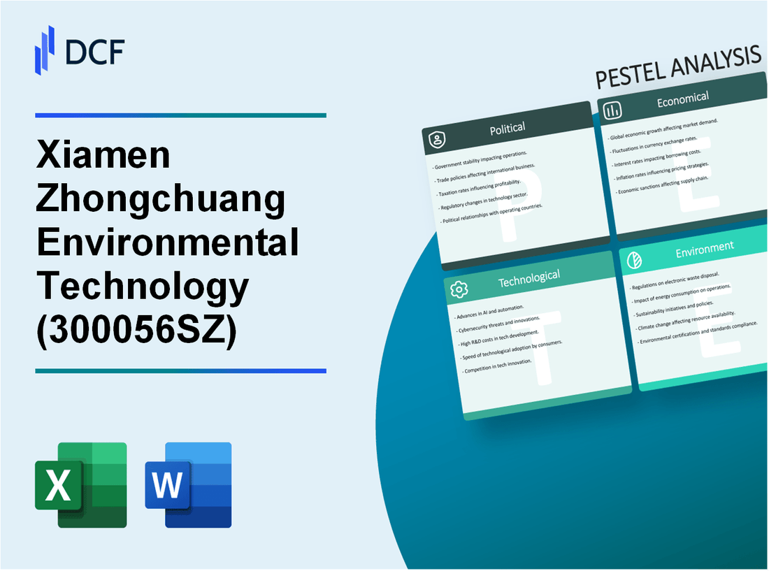 Xiamen Zhongchuang Environmental Technology Co., Ltd (300056.SZ): PESTEL Analysis