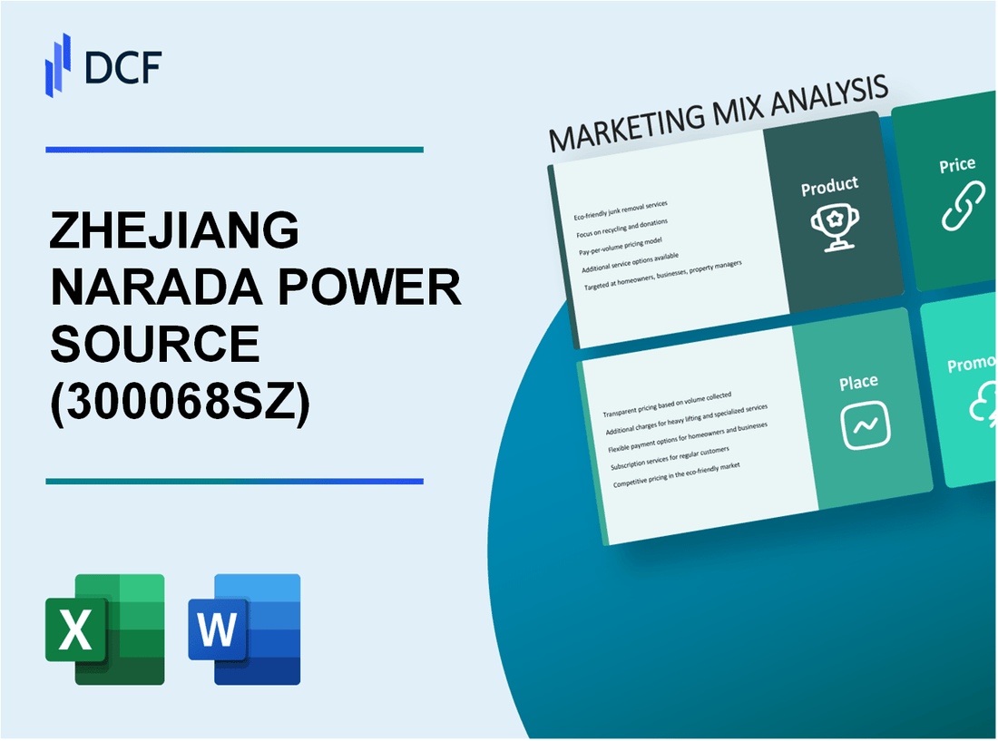 ZHEJIANG NARADA POWER SOURCE Co. , Ltd. (300068.SZ): Marketing Mix Analysis