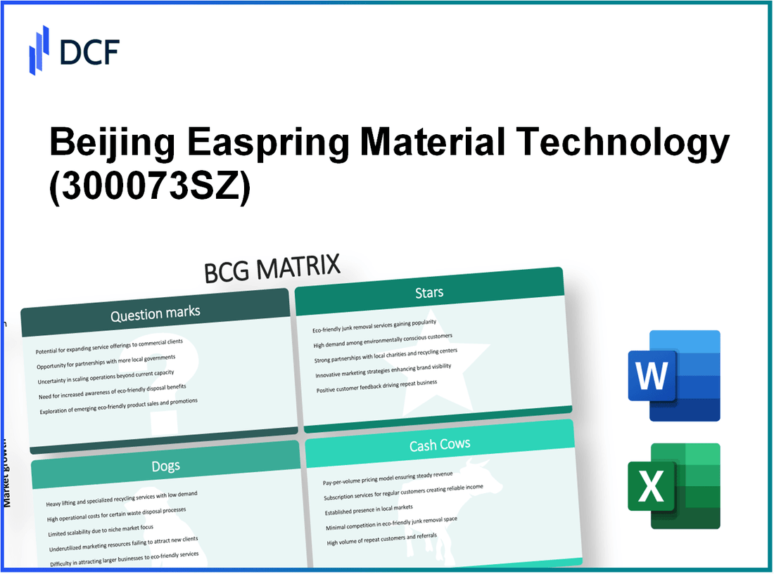 Beijing Easpring Material Technology CO.,LTD. (300073.SZ): BCG Matrix