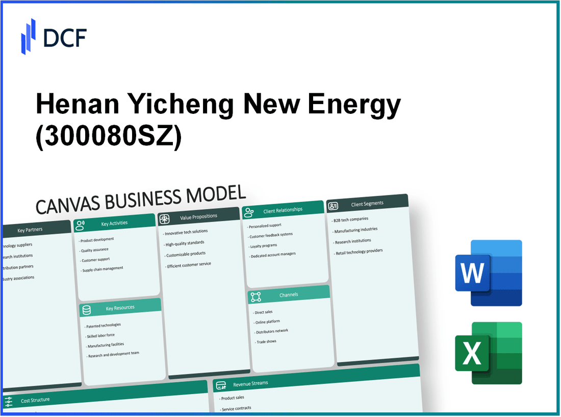 Henan Yicheng New Energy Co., Ltd. (300080.SZ): Canvas Business Model