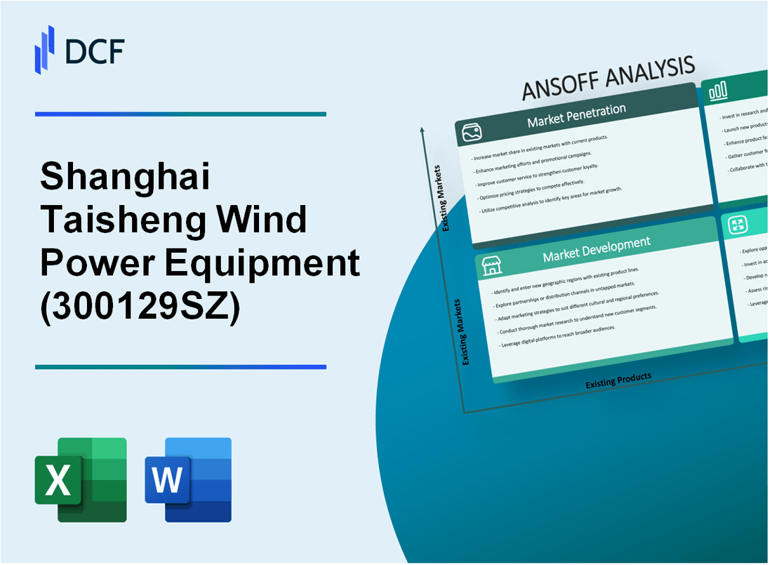 Shanghai Taisheng Wind Power Equipment Co., Ltd. (300129.SZ): Ansoff Matrix