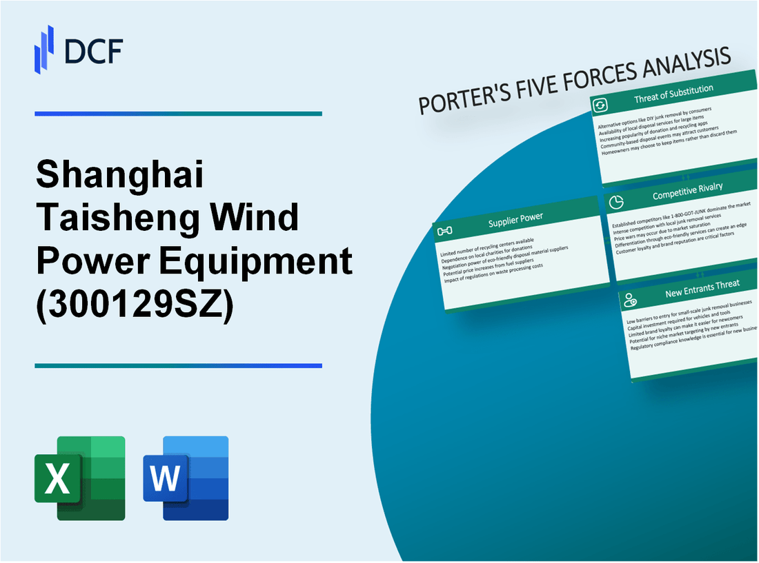 Shanghai Taisheng Wind Power Equipment (300129.SZ): Porter's 5 Forces Analysis