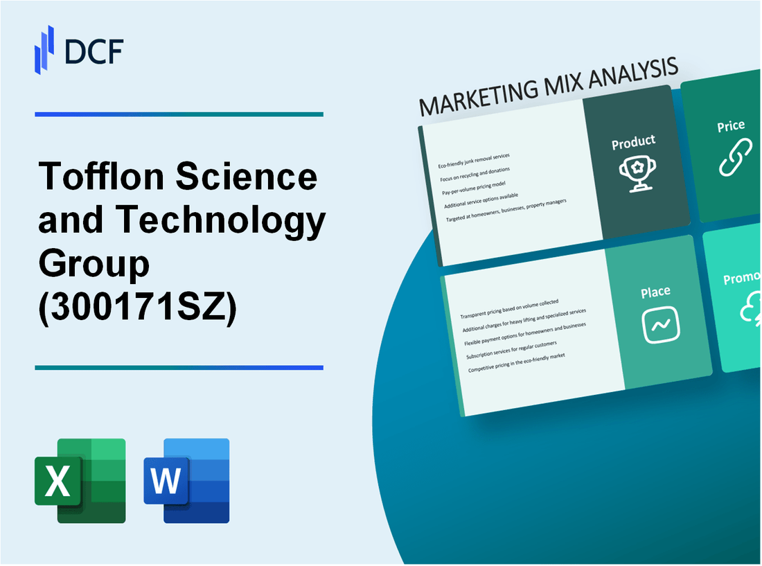 Tofflon Science and Technology Group Co., Ltd. (300171.SZ): Marketing Mix Analysis