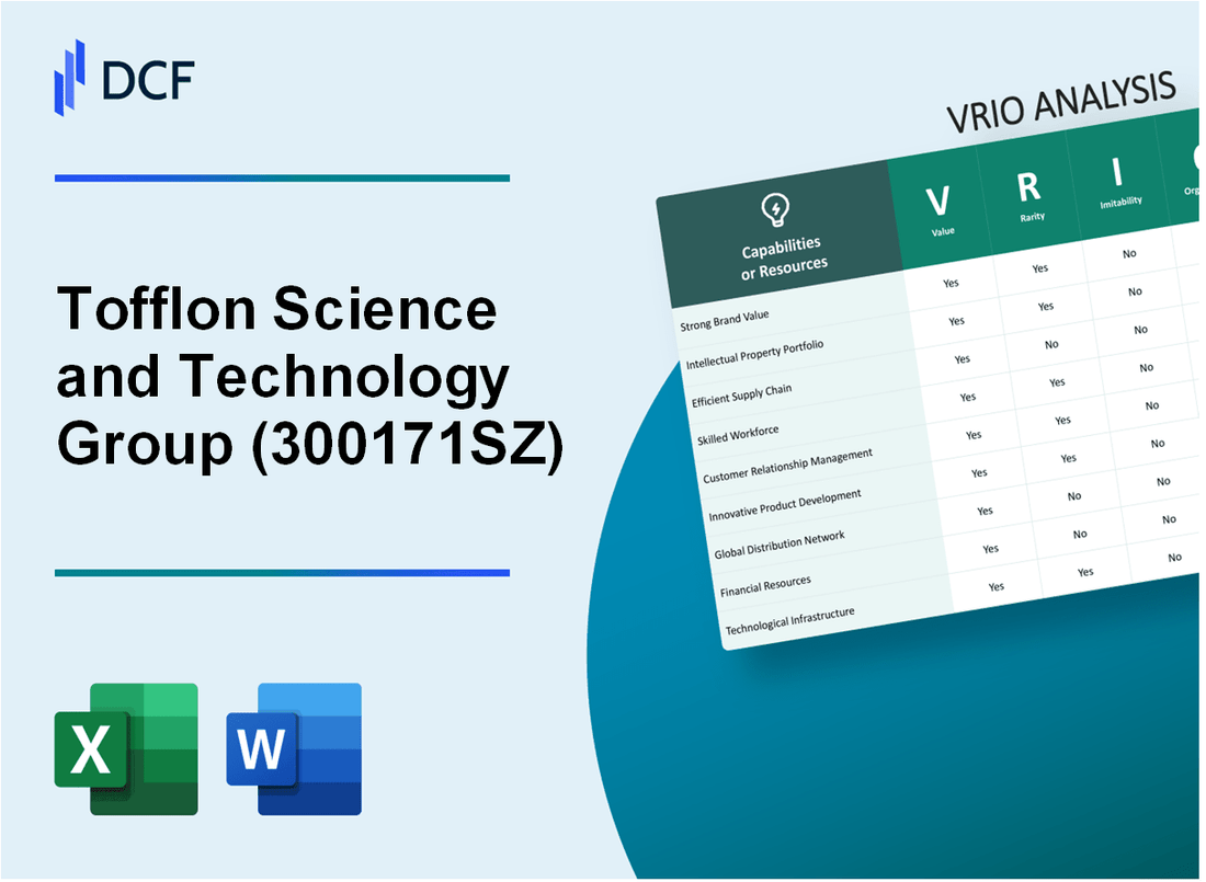 Tofflon Science and Technology Group Co., Ltd. (300171.SZ): VRIO Analysis