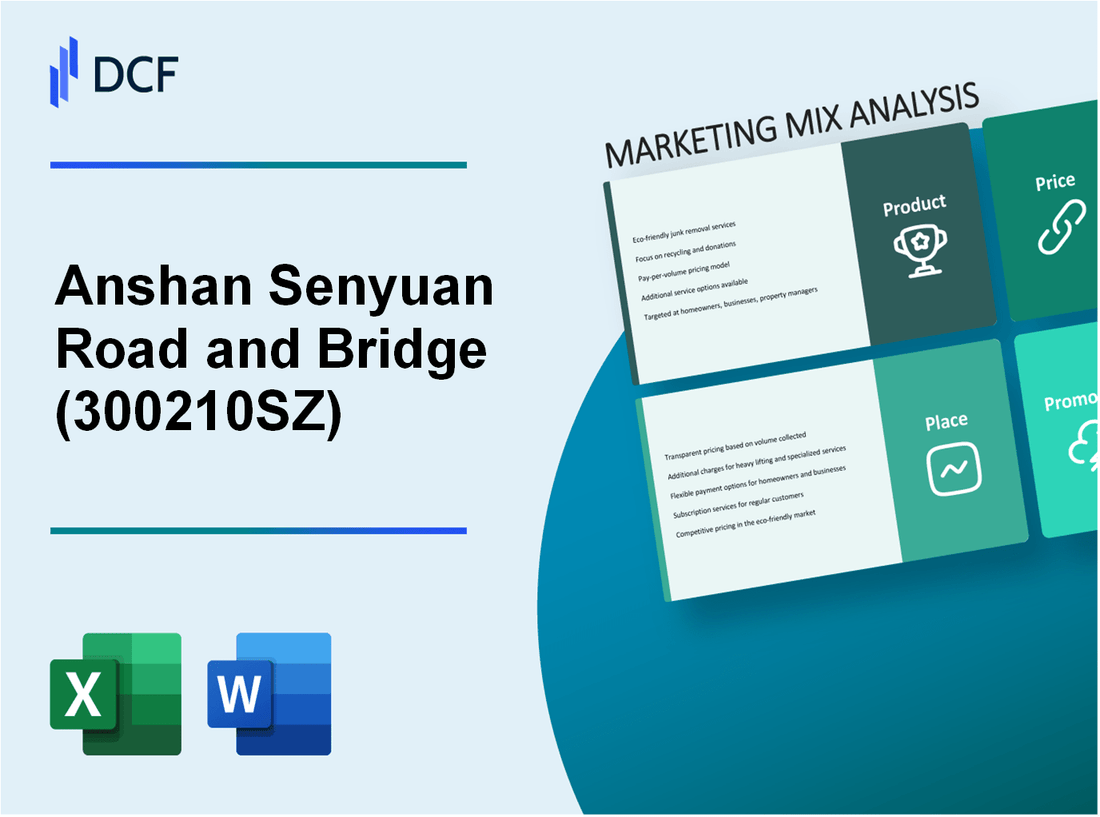 Anshan Senyuan Road and Bridge Co., Ltd (300210.SZ): Marketing Mix Analysis