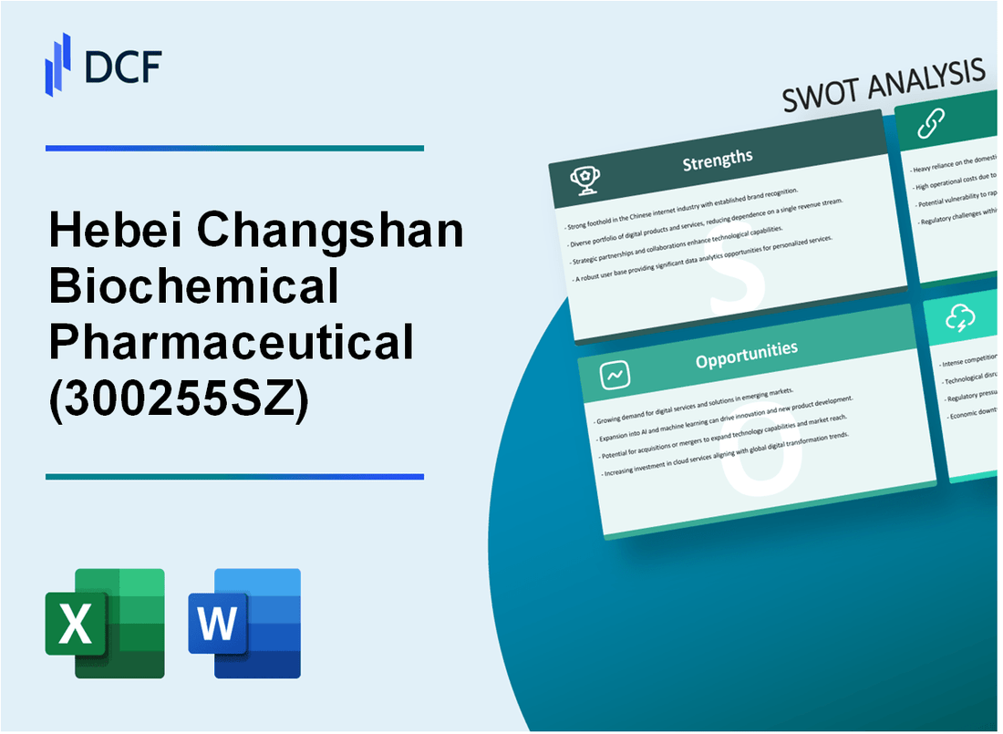 Hebei Changshan Biochemical Pharmaceutical Co., Ltd. (300255.SZ): SWOT Analysis