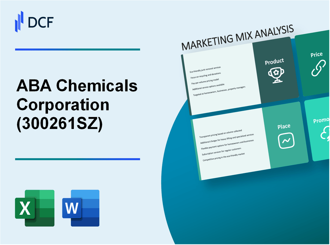 ABA Chemicals Corporation (300261.SZ): Marketing Mix Analysis