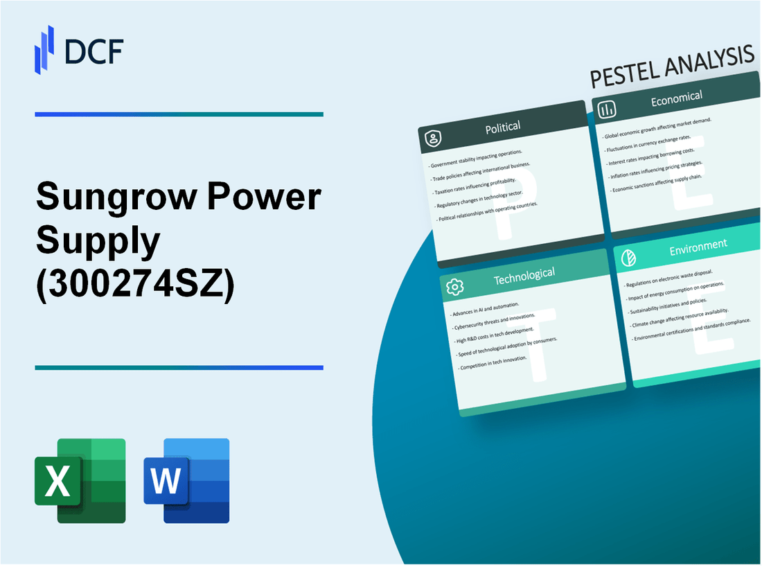 Sungrow Power Supply Co., Ltd. (300274.SZ): PESTEL Analysis