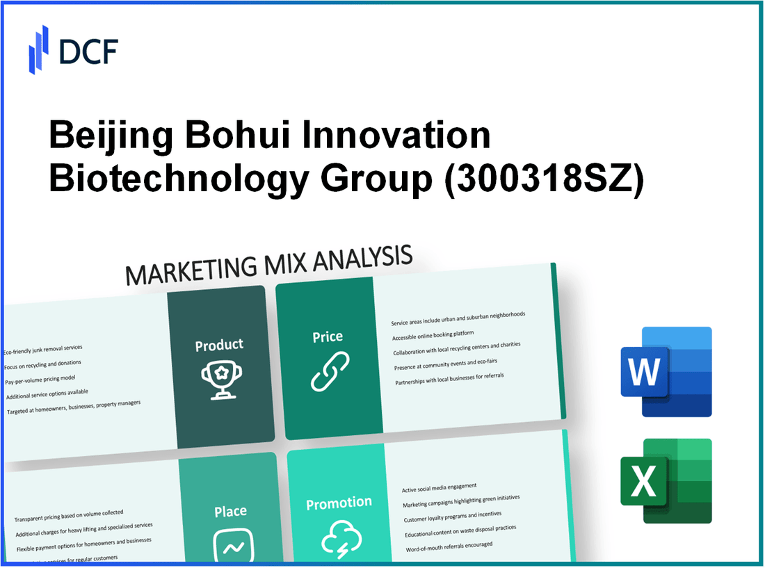 Beijing Bohui Innovation Biotechnology Group Co., Ltd. (300318.SZ): Marketing Mix Analysis