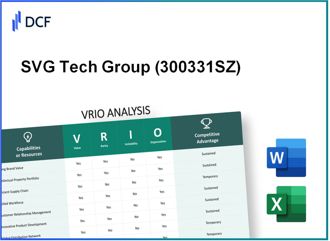 SVG Tech Group Co.,Ltd. (300331.SZ): VRIO Analysis