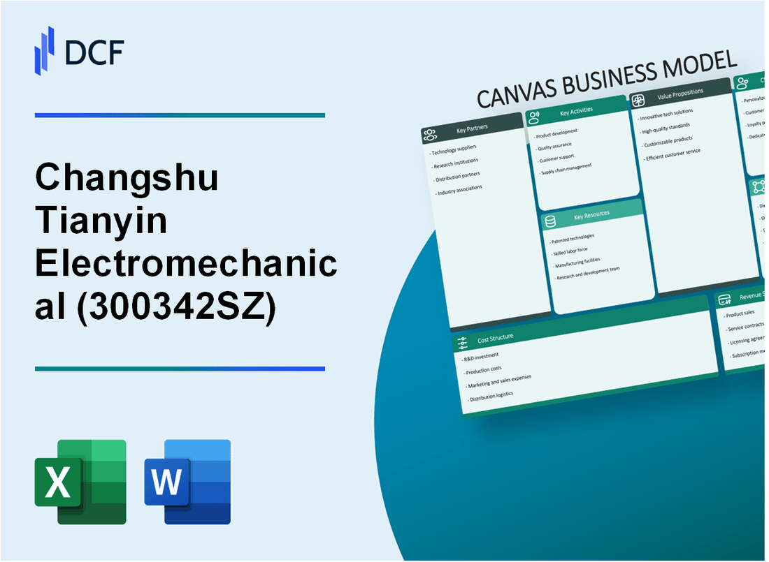 Changshu Tianyin Electromechanical Co.,Ltd (300342.SZ): Canvas Business Model