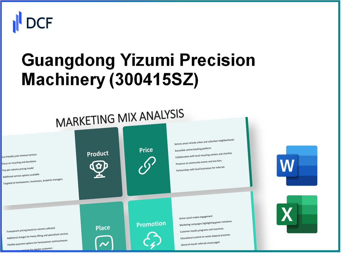 Guangdong Yizumi Precision Machinery Co.,Ltd. (300415.SZ): Marketing Mix Analysis