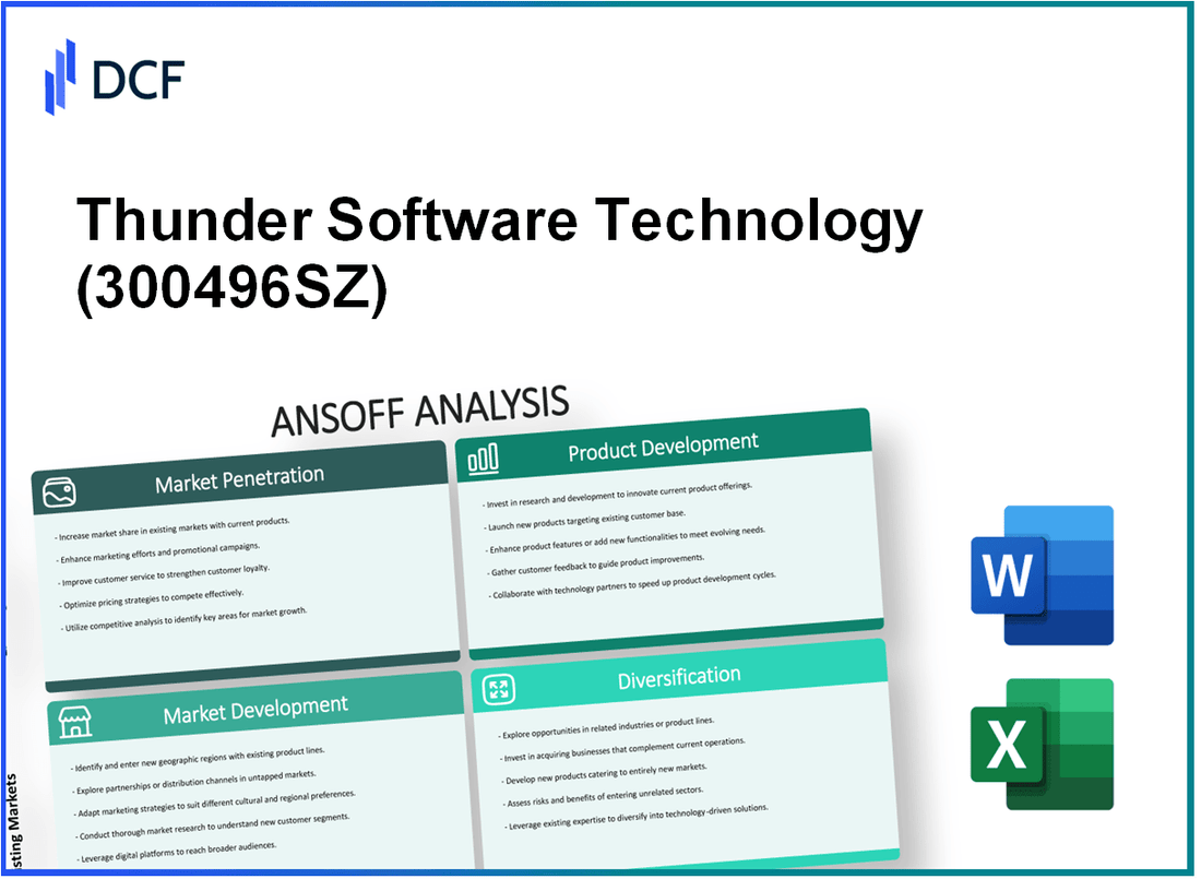 Thunder Software Technology Co.,Ltd. (300496.SZ): Ansoff Matrix