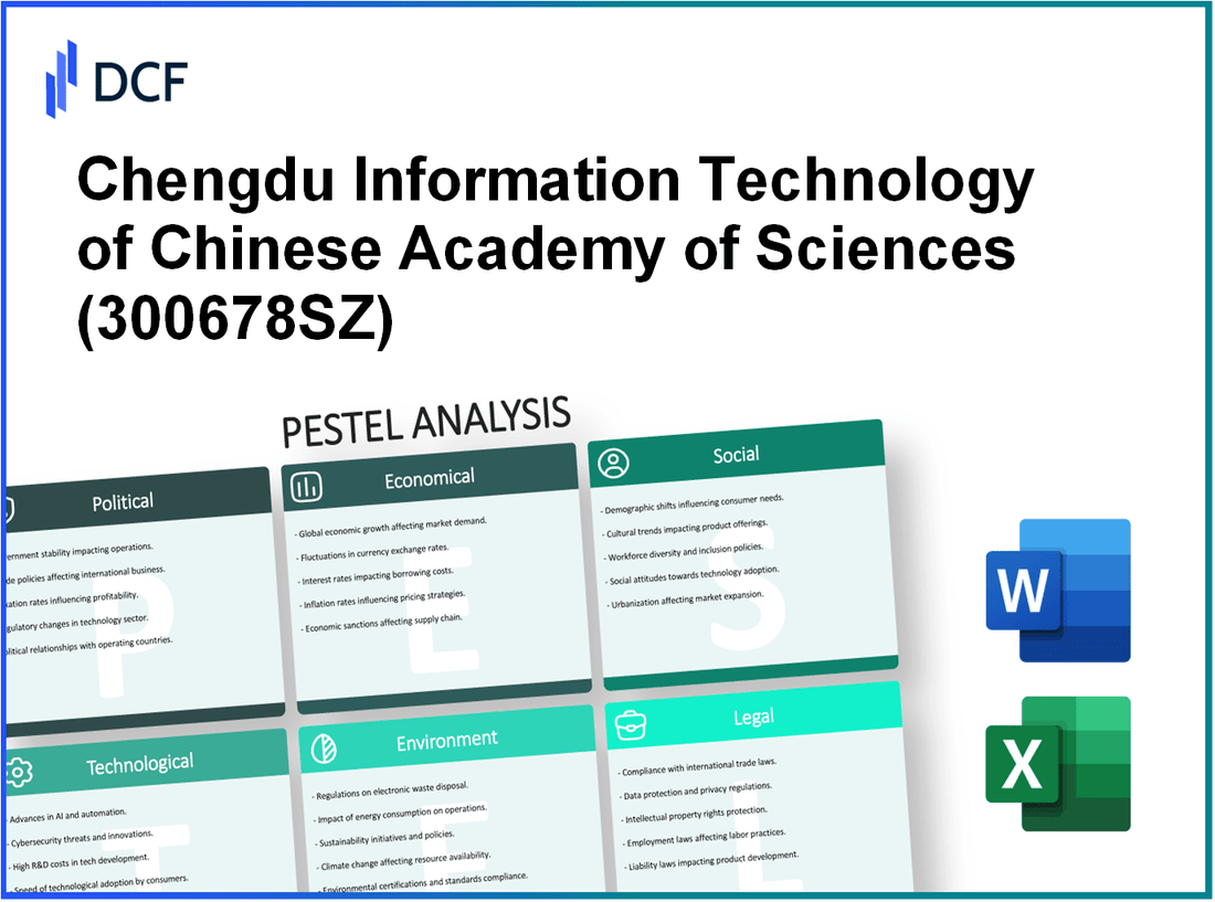 Chengdu Information Technology of Chinese Academy of Sciences Co.,Ltd (300678.SZ): PESTEL Analysis