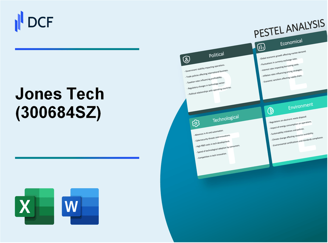 Jones Tech PLC (300684.SZ): PESTEL Analysis