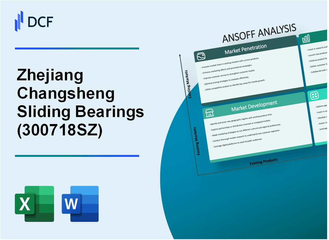 Zhejiang Changsheng Sliding Bearings Co., Ltd. (300718.SZ): Ansoff Matrix