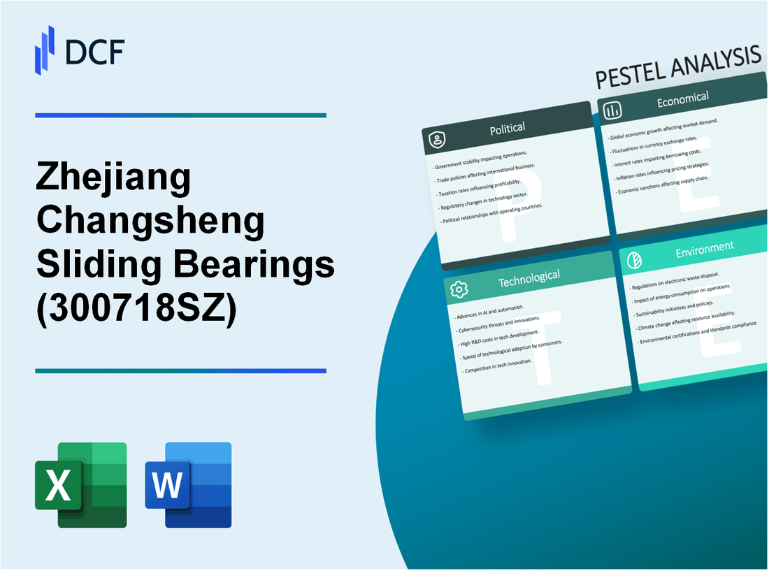 Zhejiang Changsheng Sliding Bearings Co., Ltd. (300718.SZ): PESTEL Analysis