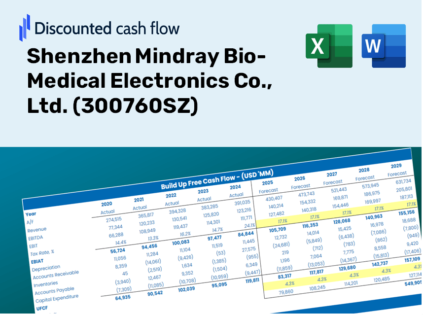 Shenzhen Mindray Bio-Medical Electronics Co., Ltd. (300760SZ) DCF Valuation