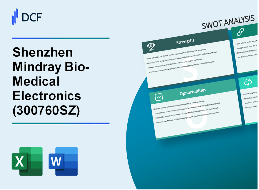 Shenzhen Mindray Bio-Medical Electronics Co., Ltd. (300760.SZ): SWOT Analysis