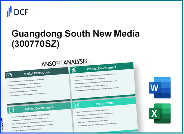 Guangdong South New Media Co.,Ltd. (300770.SZ): Ansoff Matrix