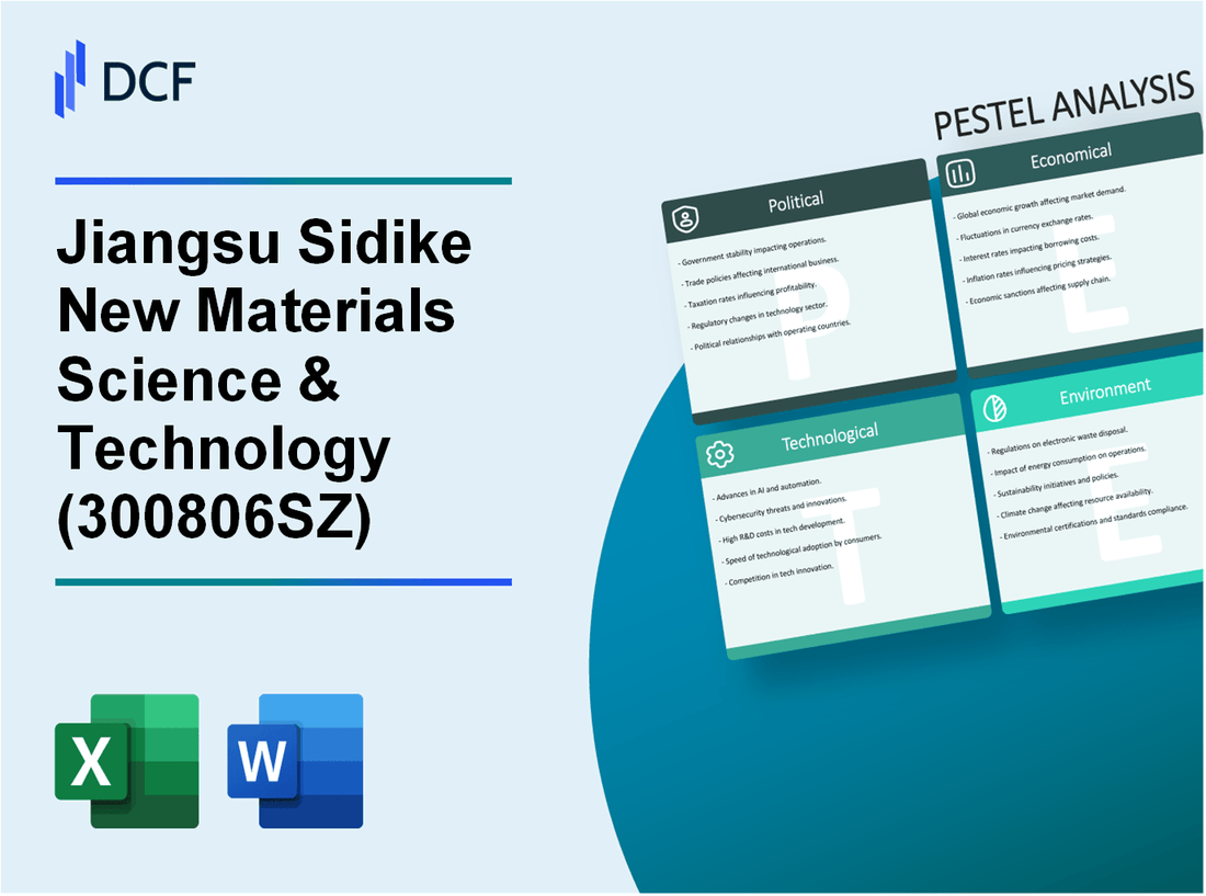 Jiangsu Sidike New Materials Science & Technology Co., Ltd. (300806.SZ): PESTEL Analysis