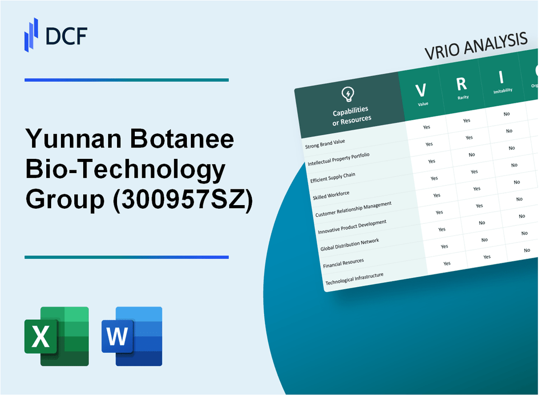 Yunnan Botanee Bio-Technology Group Co.LTD (300957.SZ): VRIO Analysis