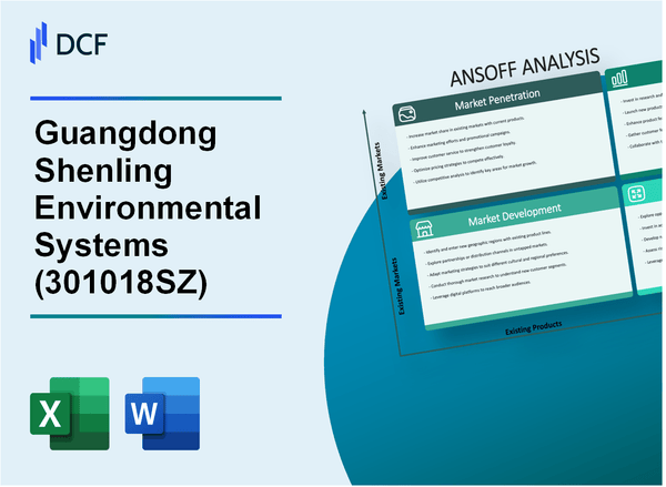 Guangdong Shenling Environmental Systems Co., Ltd. (301018.SZ): Ansoff Matrix