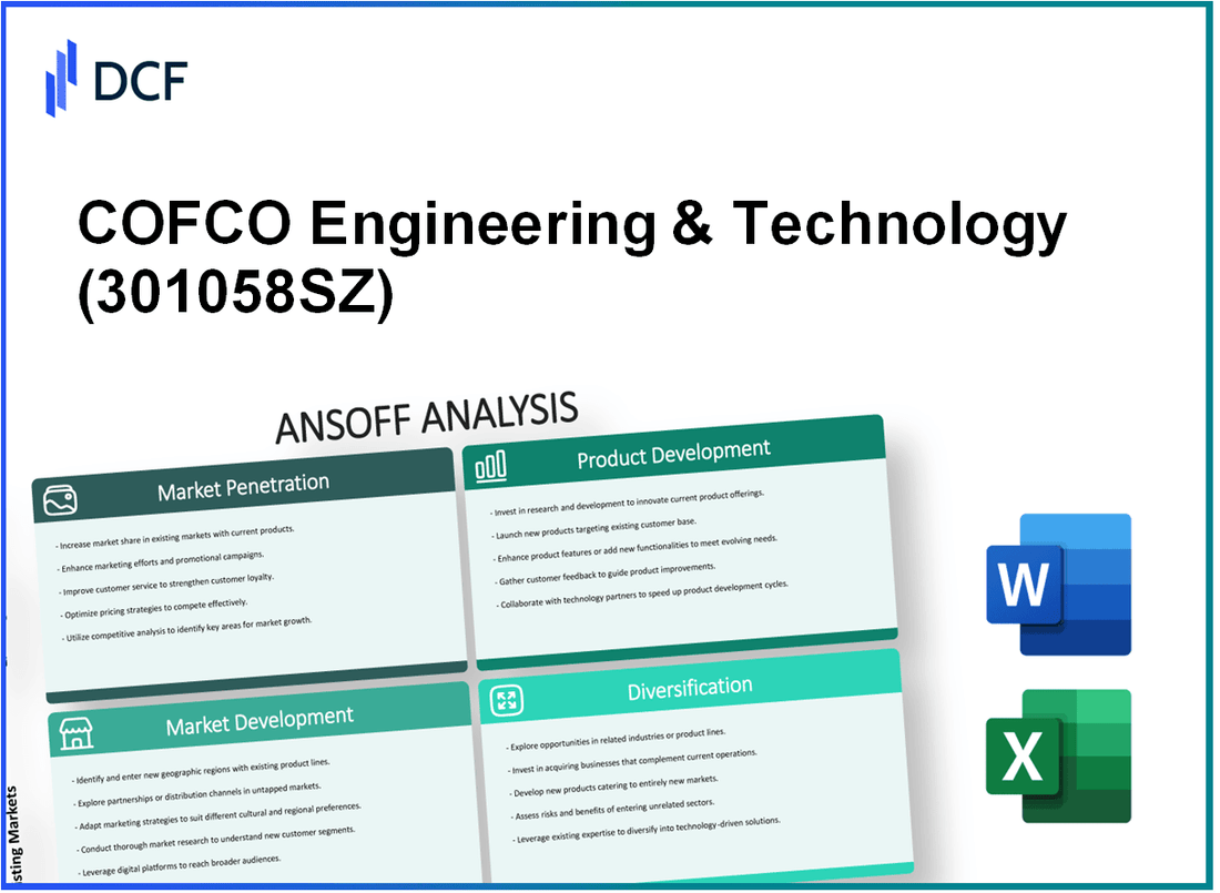 COFCO Engineering & Technology Co., Ltd. (301058.SZ): Ansoff Matrix