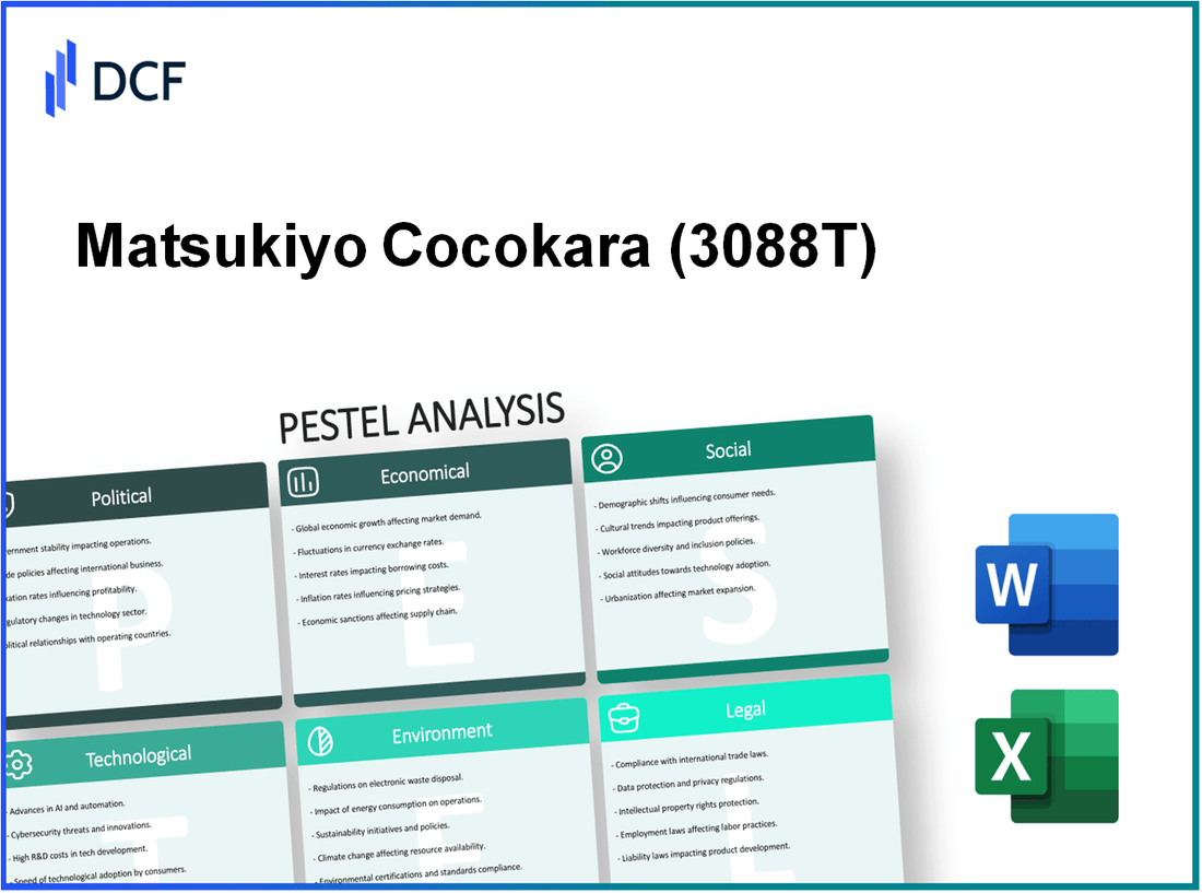 MatsukiyoCocokara & Co. (3088.T): PESTEL Analysis