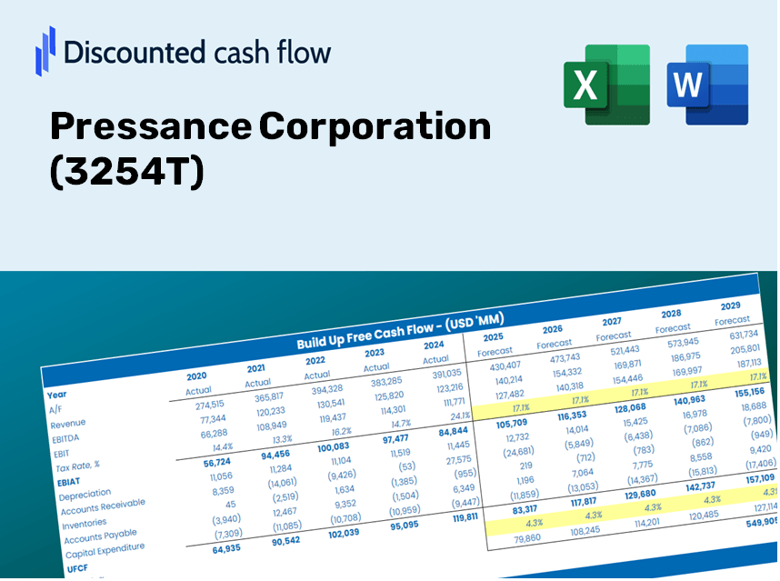 Pressance Corporation (3254T) DCF Valuation