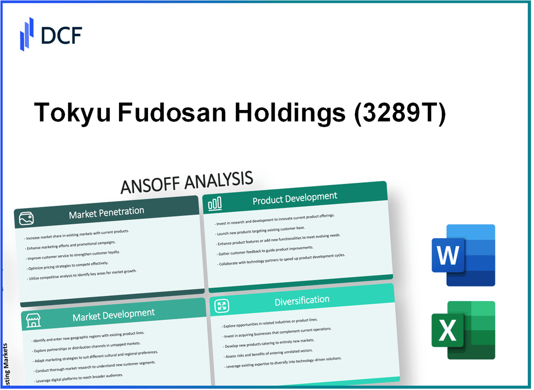 Tokyu Fudosan Holdings Corporation (3289.T): Ansoff Matrix