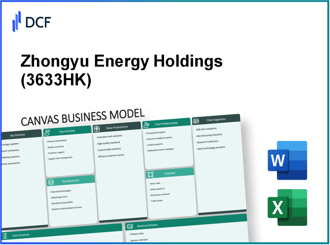 Zhongyu Energy Holdings Limited (3633.HK): Canvas Business Model