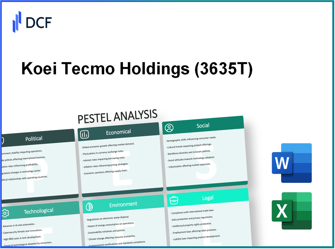 Koei Tecmo Holdings Co., Ltd. (3635.T): PESTEL Analysis