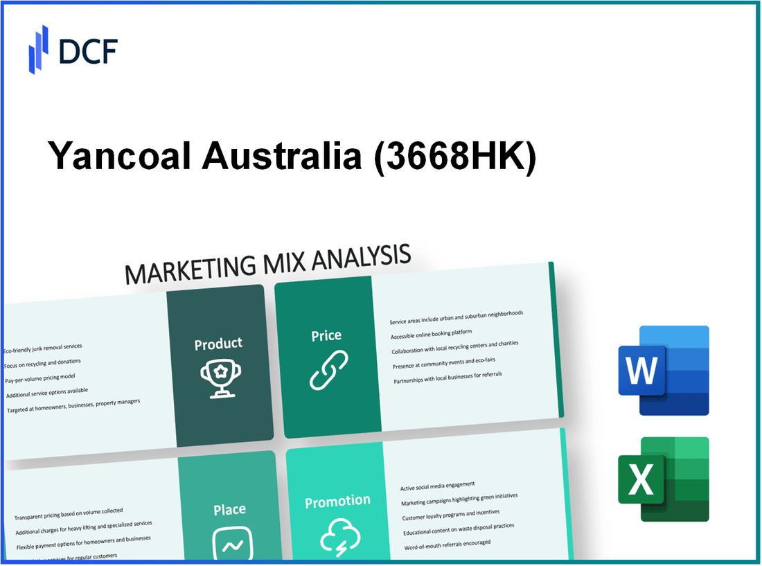 Yancoal Australia Ltd (3668.HK): Marketing Mix Analysis