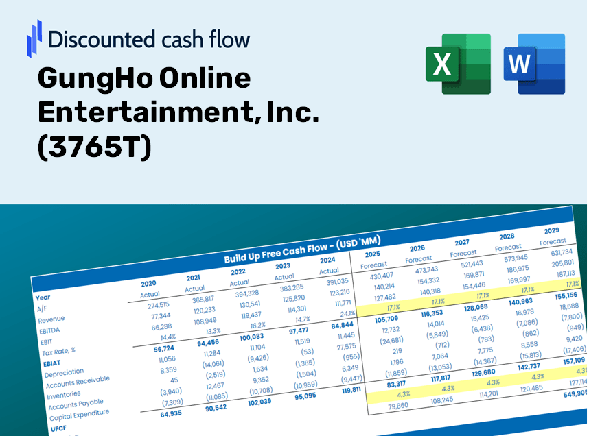 GungHo Online Entertainment, Inc. (3765T) DCF Valuation