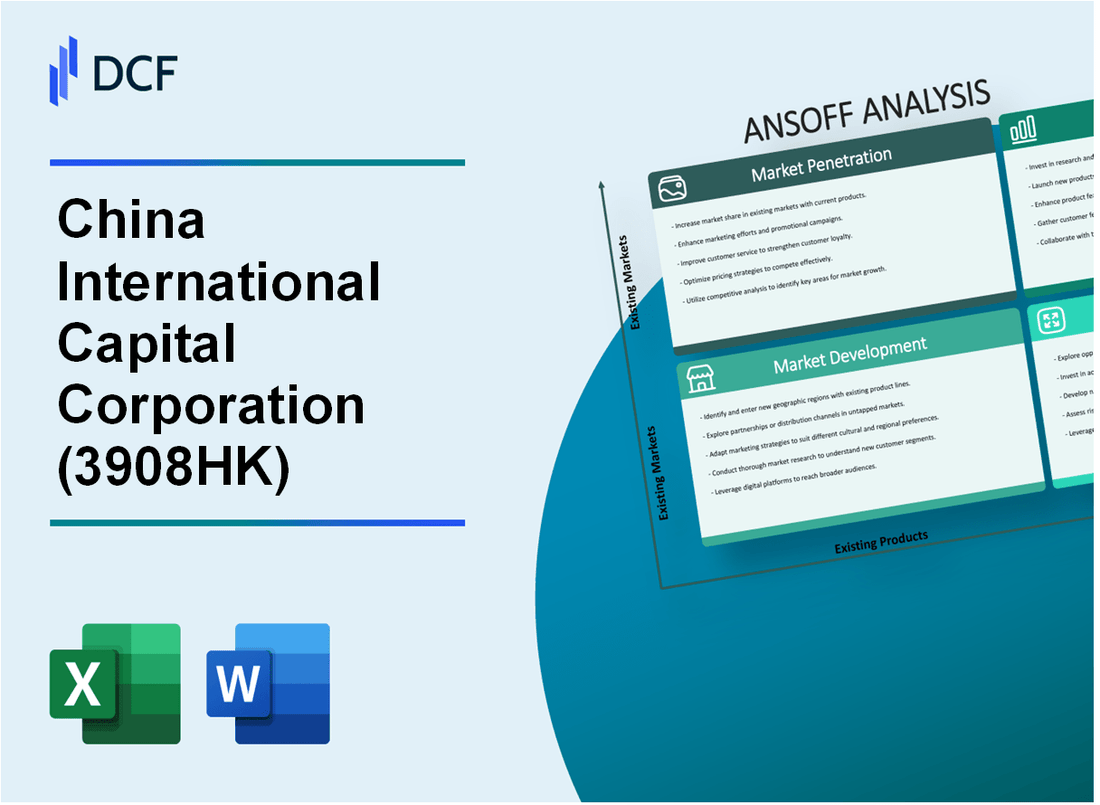 China International Capital Corporation Limited (3908.HK): Ansoff Matrix