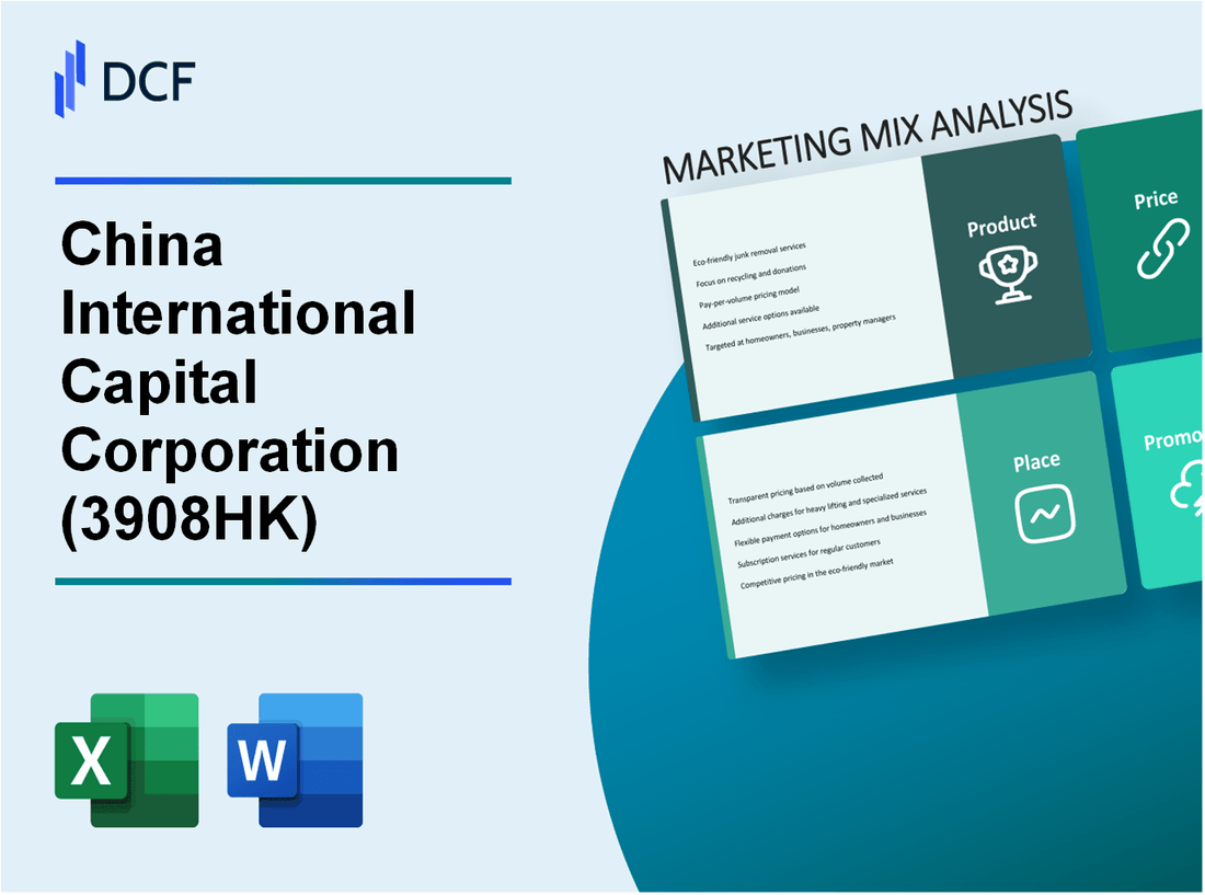 China International Capital Corporation Limited (3908.HK): Marketing Mix Analysis