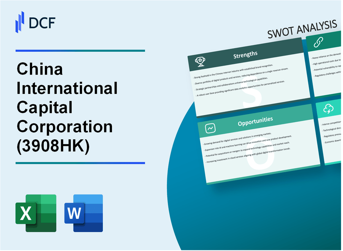 China International Capital Corporation Limited (3908.HK): SWOT Analysis