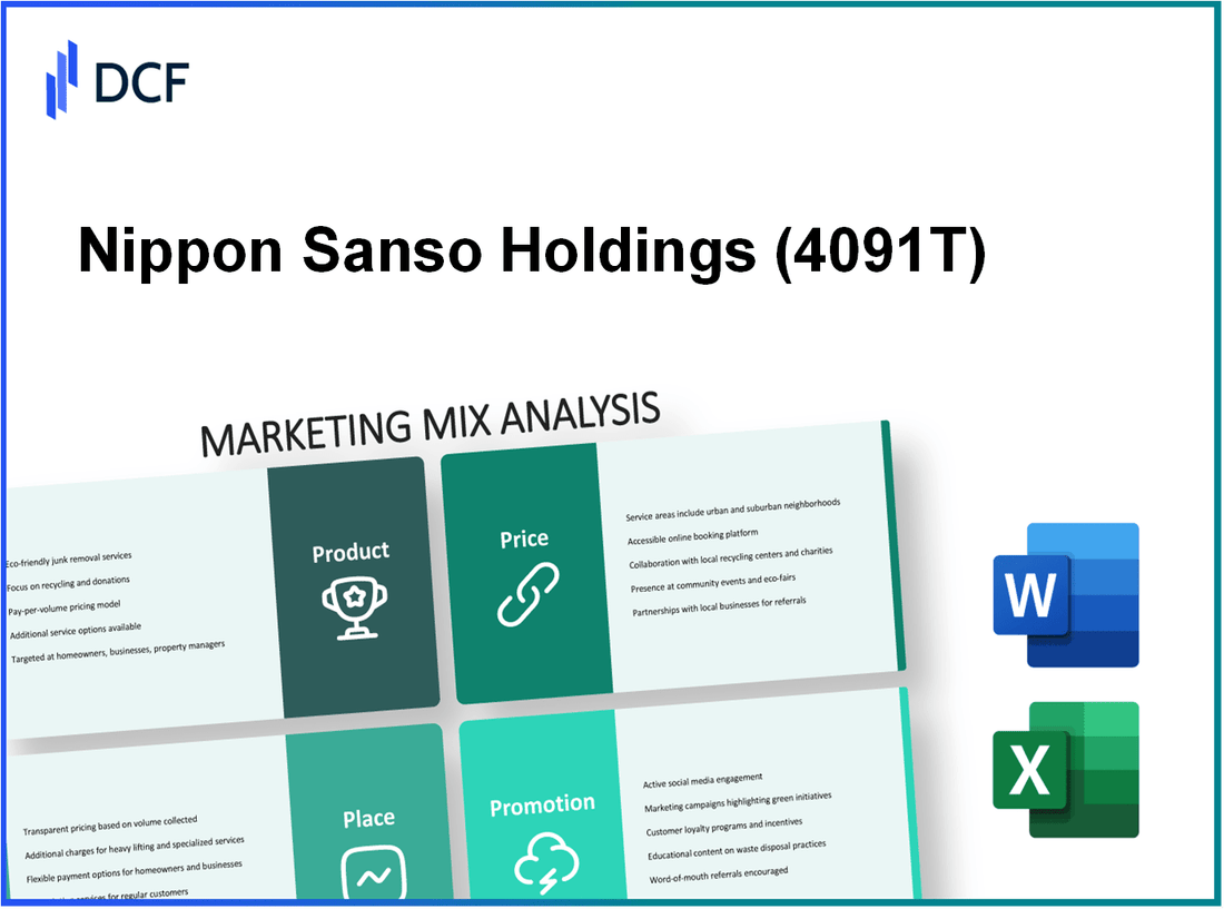 Nippon Sanso Holdings Corporation (4091.T): Marketing Mix Analysis