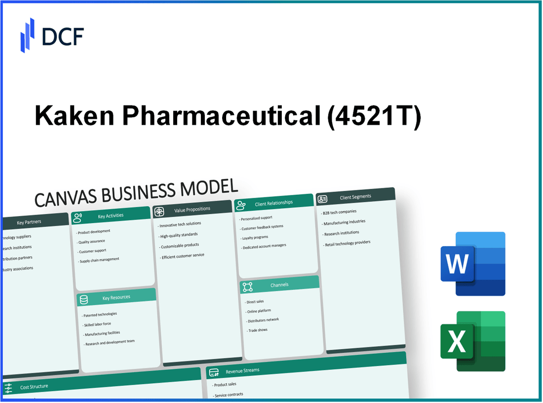 Kaken Pharmaceutical Co., Ltd. (4521.T): Canvas Business Model