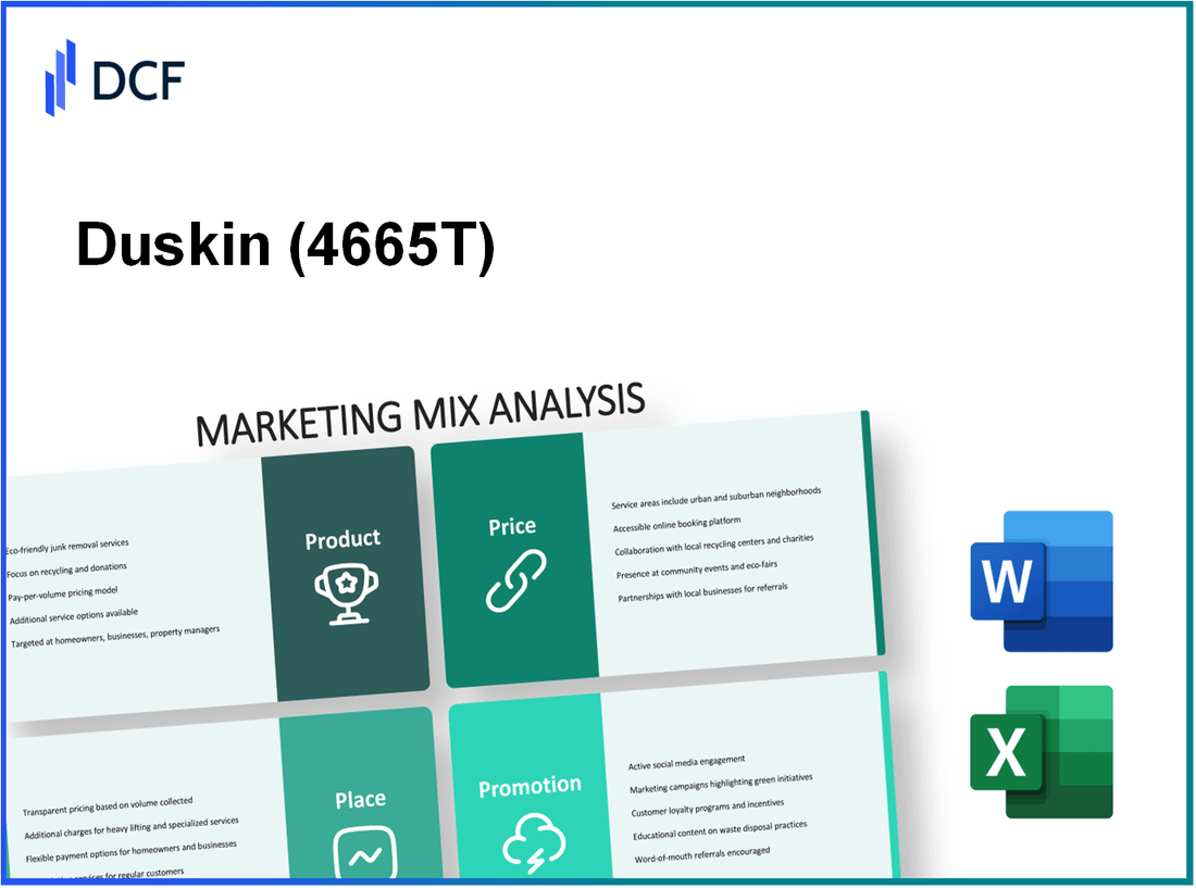 Duskin Co., Ltd. (4665.T): Marketing Mix Analysis